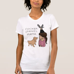 Camiseta T-Shirt Personalizada Cocker Spaniel Mama