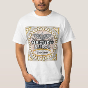 Camiseta t-shirt personalizada da Enfermeira de Caduceus