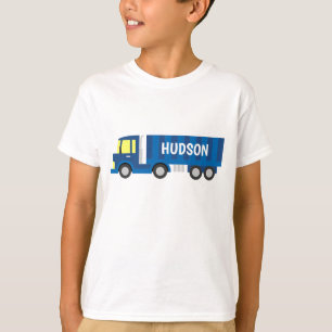 Camiseta T-shirt personalizada de caminhão azul
