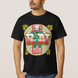 Camiseta t-shirt personalizada de enfermeiras de macaco-mei