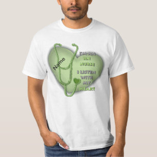 Camiseta t-shirt personalizada de enfermeiros de enfermeiro