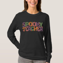 T-Shirt Personalizada de Professora Spooker Hallow