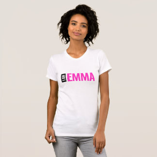 Camiseta T-Shirt Personalizada "Eu Sou Emma", ou Seu Nome