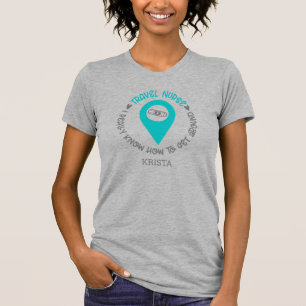 Camiseta T-Shirt personalizada para enfermeira Viagem