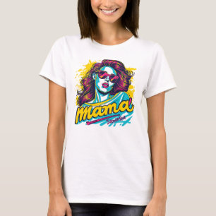 Camiseta T-Shirt Personalizada Retro Mama Pop Art (12)