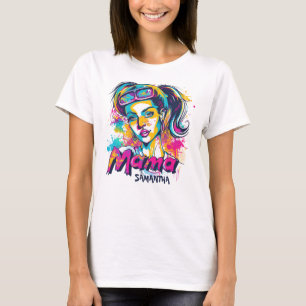 Camiseta T-Shirt Personalizada Retro Mama Pop Art (18)