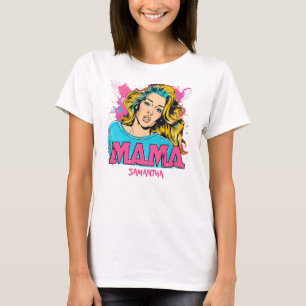 Camiseta T-Shirt Personalizada Retro Mama Pop Art (20)