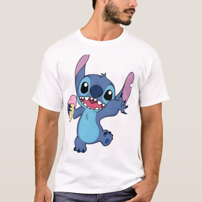 Camiseta t-shirt personalizada Stich (Frente)