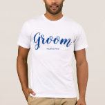 Camiseta T-Shirt Personalizado<br><div class="desc">Faz um presente de excelente para o noivo</div>