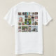 Camiseta T-Shirt Personalizado 24 Colagem de Fotos (Verso do Design)