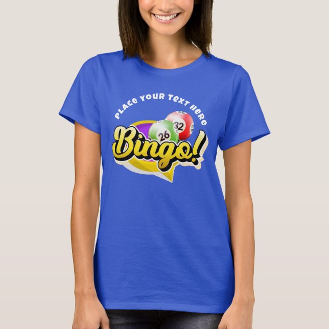 Camiseta T-Shirt Personalizado BINGO (Frente)