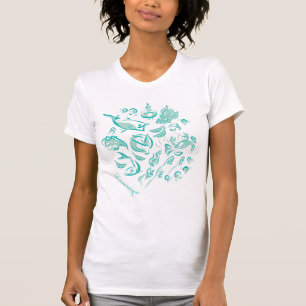 Camiseta T-Shirt Personalizado Chinês de Desenho de Tinta C