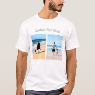 Camiseta T-Shirt Personalizado com Colagem de Fotos e Texto