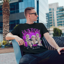 Camiseta T-Shirt personalizado com rap de bootleg dos 90