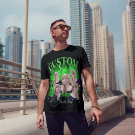 Camiseta T-Shirt personalizado com rap de bootleg dos 90