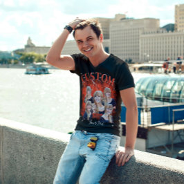 Camiseta T-Shirt personalizado com rap de bootleg dos 90