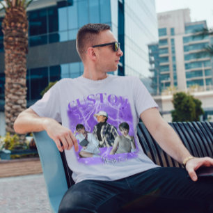 Camiseta T-Shirt personalizado com rap de bootleg dos 90