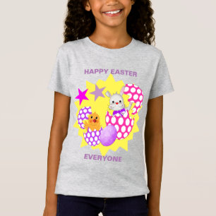 Camiseta T-Shirt Personalizado Cute de felz pascoa