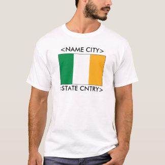 Camiseta T-shirt personalizado da bandeira de Ireland