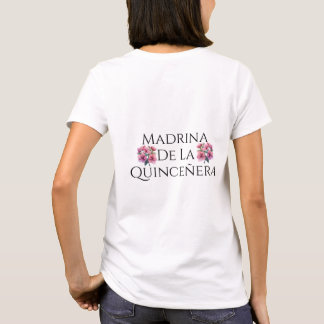 Camiseta T-Shirt Personalizado da Celebração Quinceañera