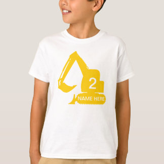Camiseta T-shirt personalizado da construção com nome &