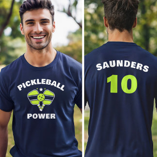 Camiseta T-Shirt Personalizado da Equipe de Pickleball
