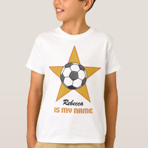 Camiseta T-shirt personalizado da estrela de futebol
