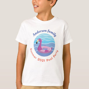 Camiseta T-Shirt Personalizado da piscina de Natação