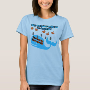 Camiseta T-shirt personalizado da revolta de imposto do