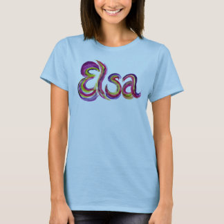 Camiseta T-shirt personalizado de Elsa