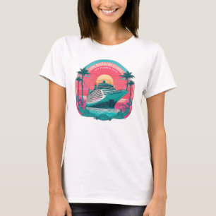Camiseta T-Shirt Personalizado de Embarque de Navio de Cruz