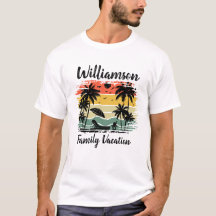 T-Shirt personalizado de férias da família