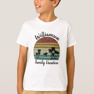 Camiseta T-Shirt personalizado de férias da família
