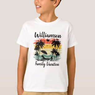 Camiseta T-Shirt personalizado de férias da família