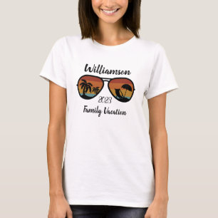 Camiseta T-Shirt personalizado de férias da família