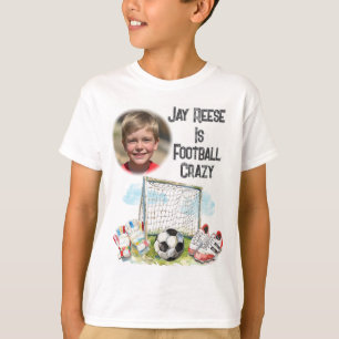 Camiseta T-Shirt Personalizado De Foto De Futebol