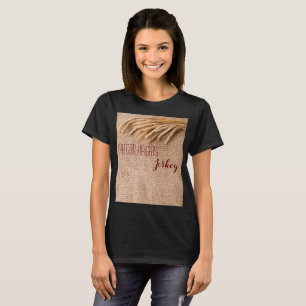 Camiseta T-Shirt Personalizado de Negócios em Burlap Sack