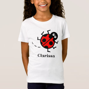 Camiseta T-Shirt Personalizado De Padrão De Ladybird