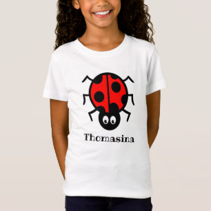 Camiseta T-Shirt Personalizado De Padrão De Ladybird