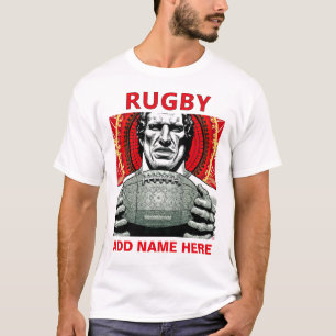Camiseta T-Shirt Personalizado De Rugby