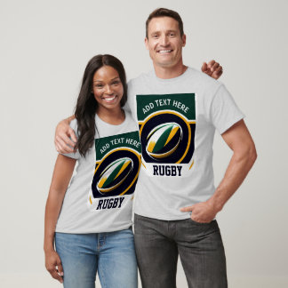 Camiseta T-Shirt Personalizado De Rugby