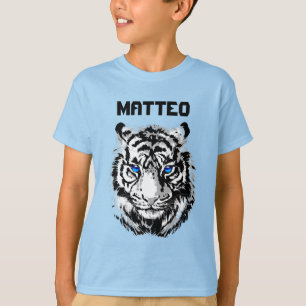 Camiseta T-Shirt Personalizado De Tigre - Cabeça De Tigre
