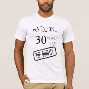 Camiseta T-shirt personalizado do aniversário para todas as