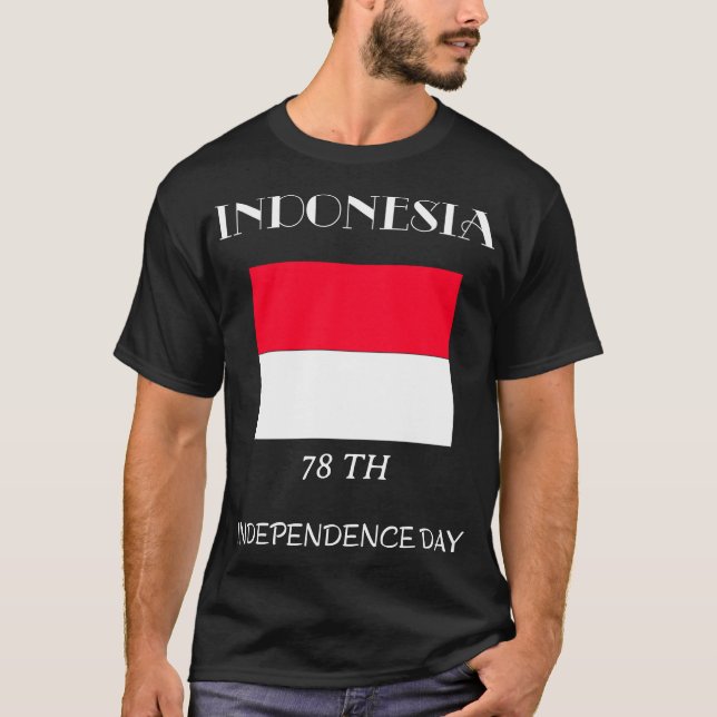Camiseta T-Shirt Personalizado do Dia de Independência da I (Frente)