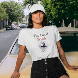 Camiseta T-Shirt Personalizado do Halloween - A Boa Bruxa