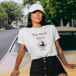 Camiseta T-Shirt Personalizado do Halloween - A Boa Bruxa