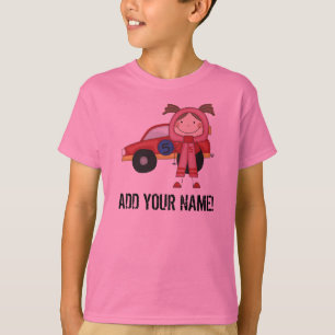 Camiseta T-shirt personalizado do motorista de carro de