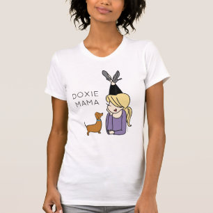 Camiseta T-Shirt Personalizado Doxie Mama