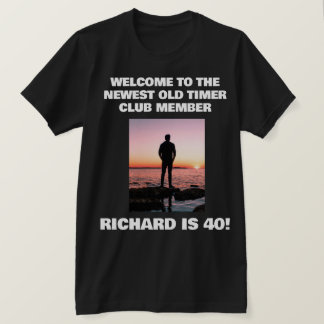 Camiseta T-Shirt Personalizado Engraçado 40.º Milestone
