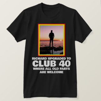 Camiseta T-Shirt Personalizado Engraçado 40.º Milestone